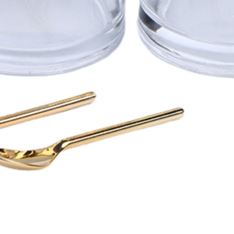 30/50/80/100 جرام الكهربائي جرة كريم فارغة إعادة الملء زجاجة محلول مع ملعقة السفر حاوية مستحضرات التجميل #2