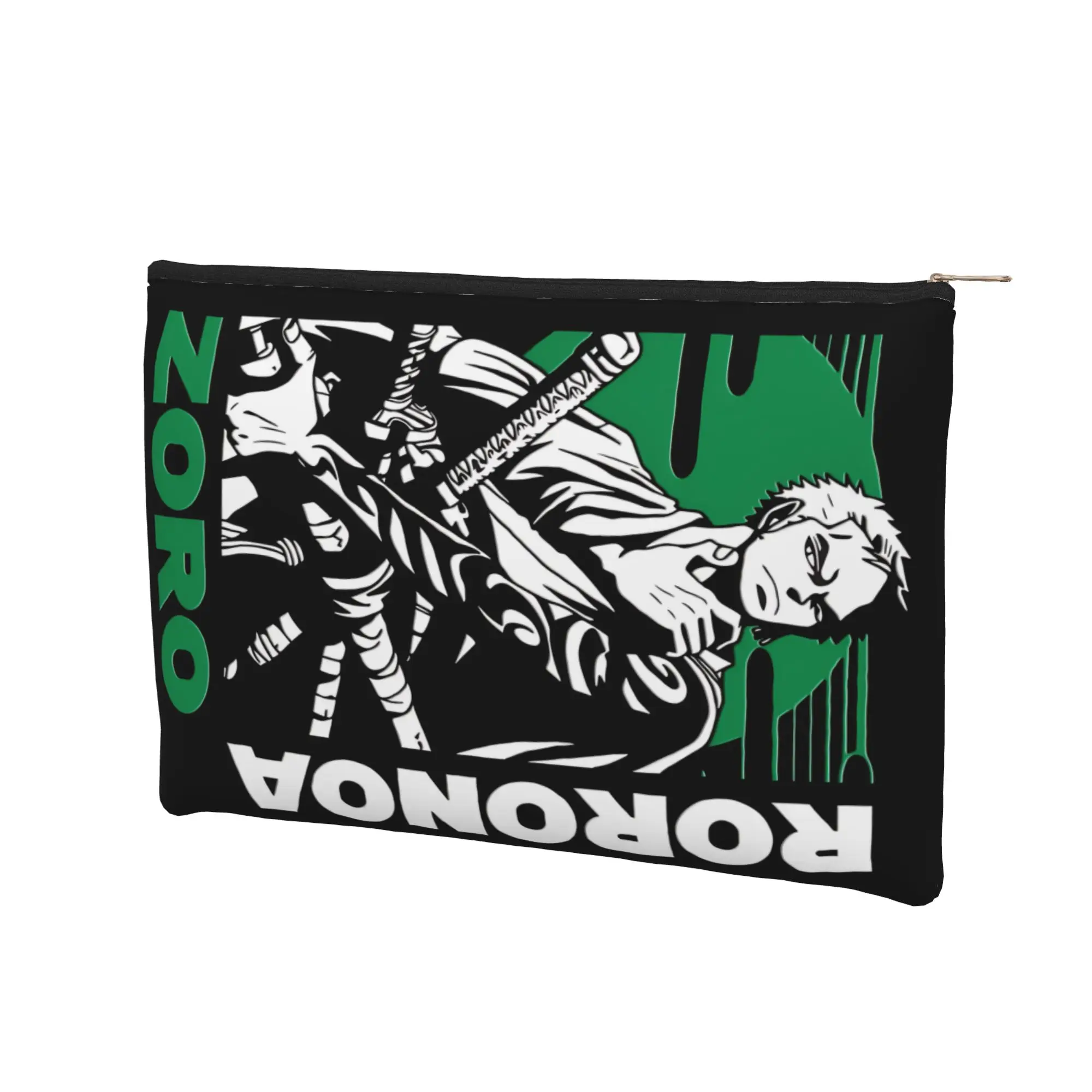 anime Lightweight Cute pouch One Piece Anime Zoro Makeup Bag  Toiletry Bag with Zipper Travel Cosmetic Pouch
