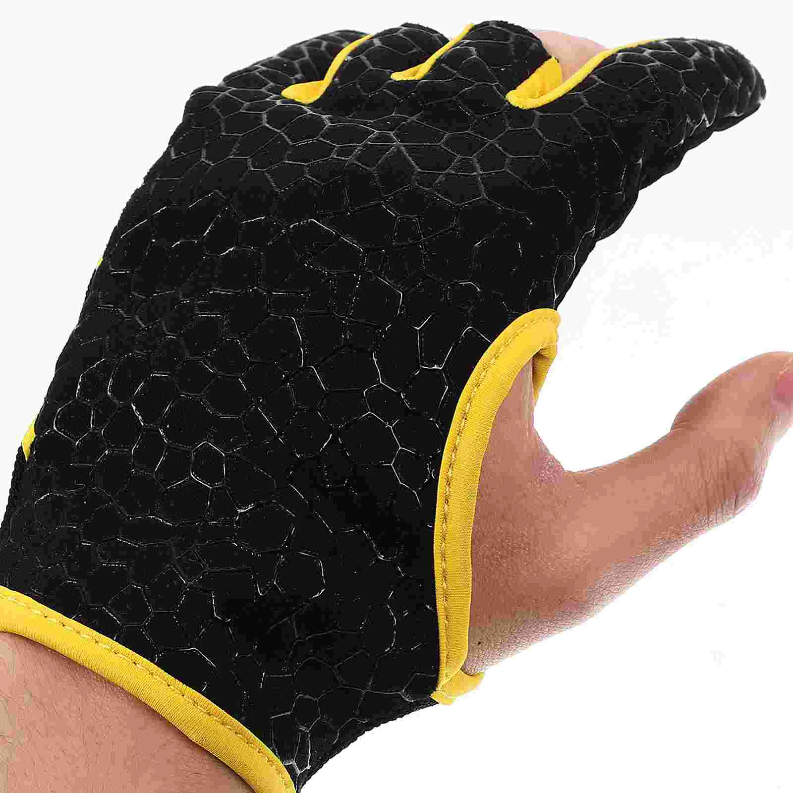 

Warm Gloves for Men Breathable Sports Anti-slip Keep Professional Bowling Yellow Miss