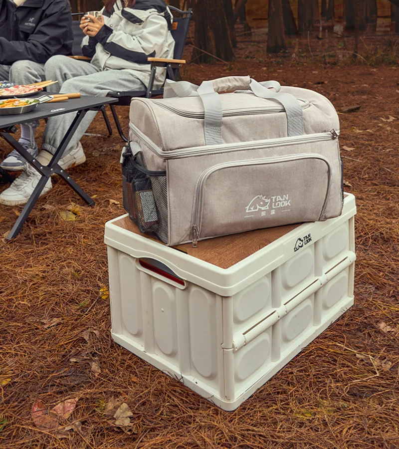 10L 30L Camping Cooler Tote Bag Portable Insulated Cooler Bag Food Drinks Storage Bag for Outdoor Camping Picnic BBQ Travel