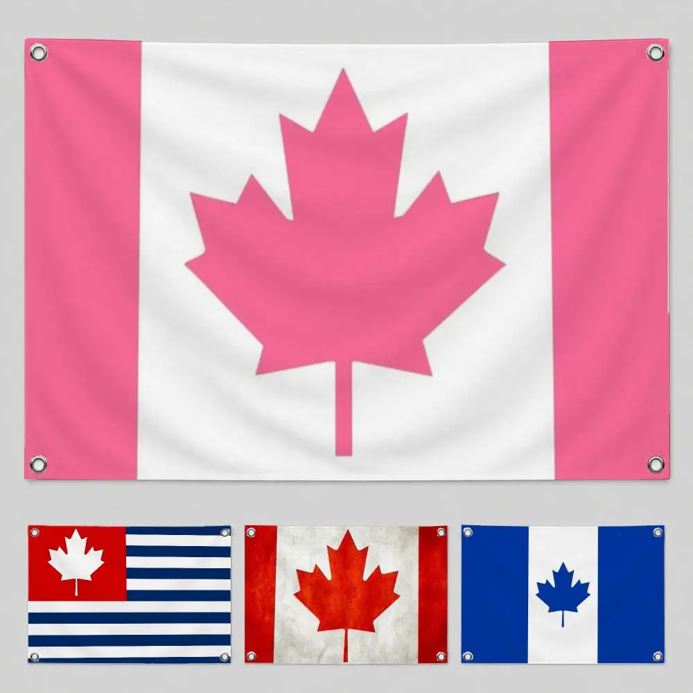 Flag of Canada Flags Home Yard & Garden Decor Banner - Indoor Outdoor Wall Hanging Flag