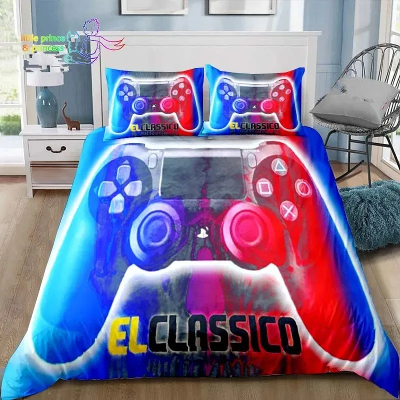 Game Gamer Gamepad Bedding Set Single Twin Full Queen King Size Bed Set Adult Kid Bedroom 3D Print Bedding Gift