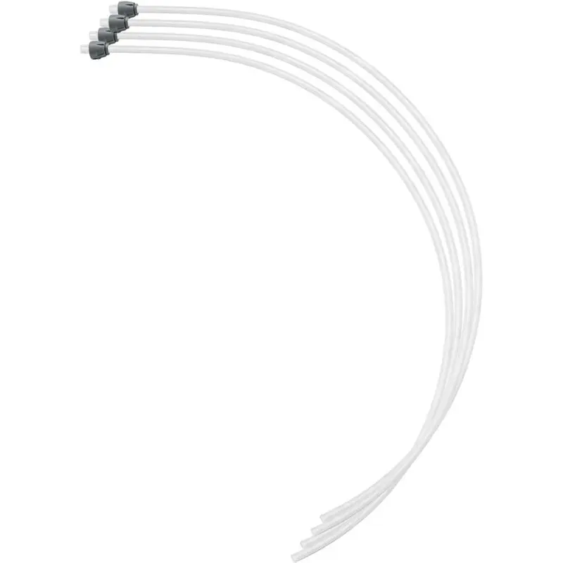 Kompatibles Filament-Führungsrohr-Set (4 Stück) für Flashforge Creator 5/Creator 5 Pro – inklusive Auslass-Spannzangen, 3D-Drucker-Teile