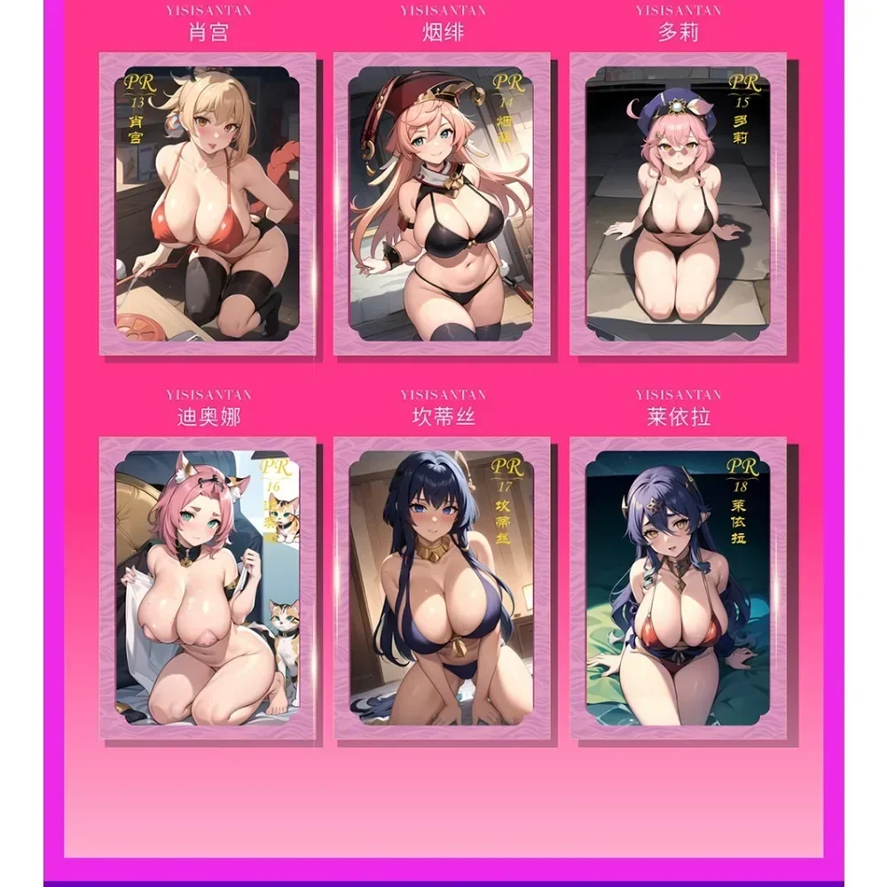 Original Goddess Story Collection Card Booster Box Anime Game Girl Swimsuit Profiling Cosplay Card Doujin Toys Hobbies Kid Gift