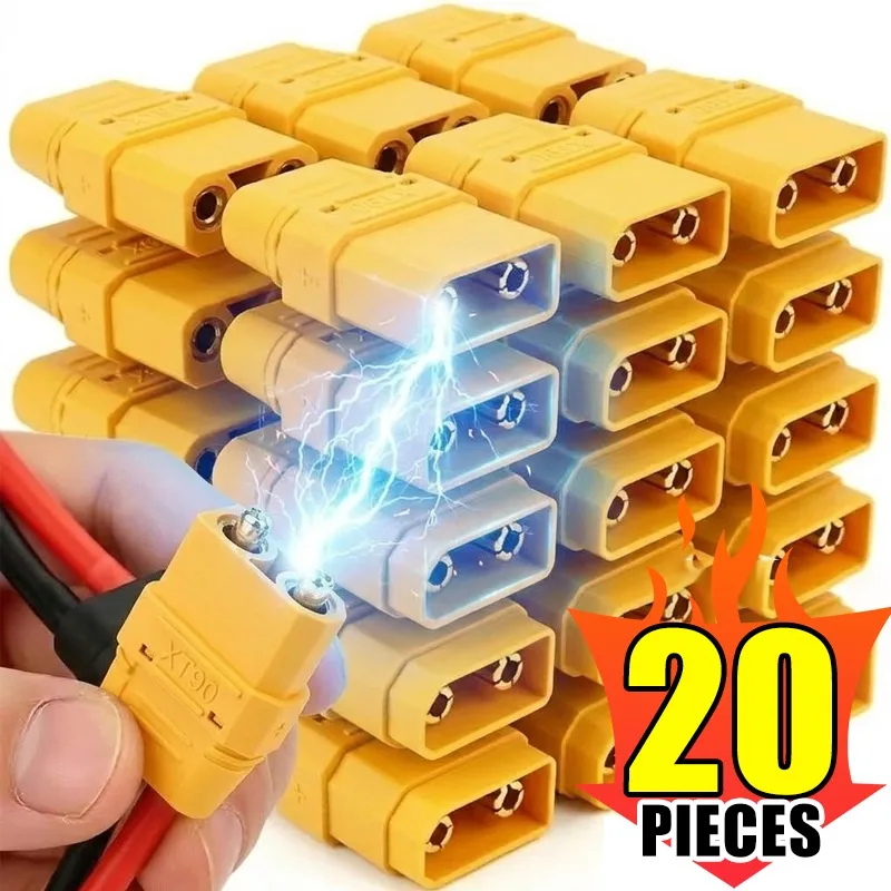 XT90 Stecker und Buchse Auto-Steckverbinder Schweißanschlüsse für RC Lipo Akku Drohne Auto Flugzeug Kabelverbinder Adapter