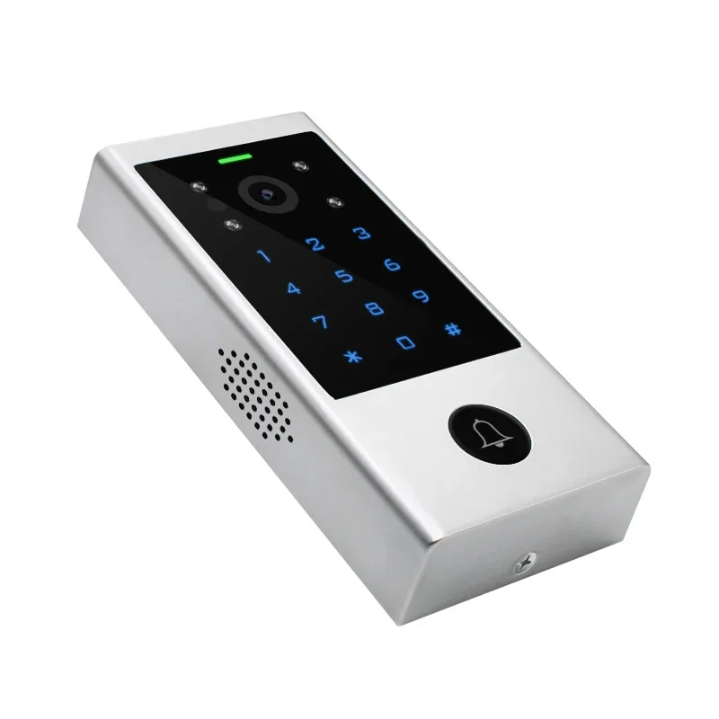 Tuya app remote control smart wifi RFID and keypad access control system with duplex video intercom