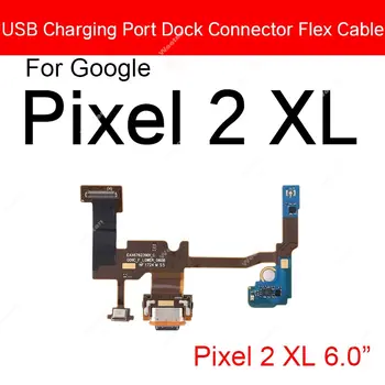Nabíjecí port USB pro Google Pixel 2 2XL 3 3XL 3A XL 4 4XL 4A 5G Dock Nabíjecí konektor Flex kabel Náhradní díly 10 nejlepší prodej Slot pro SIM kartu Google Pixel 4XL - №10