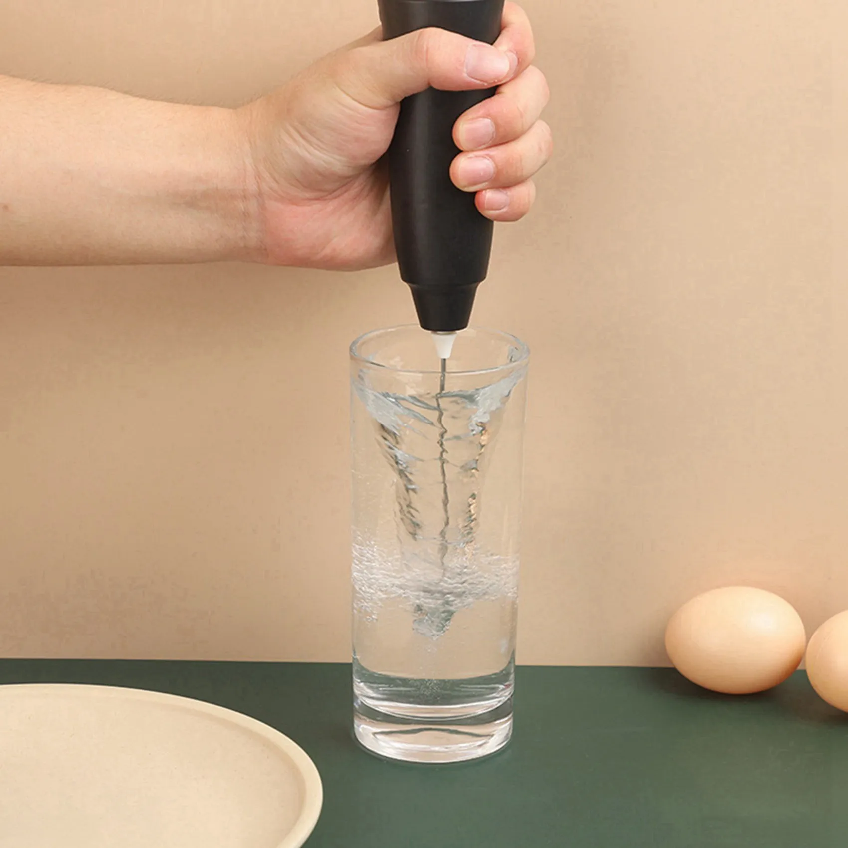 

2025 Trend1 Pcs Pitcher Irrigator / Steam Pitcher Irrigator 17X16cm & 1 Pcs Handheld Mixer Milk Frother Drink Foamer
