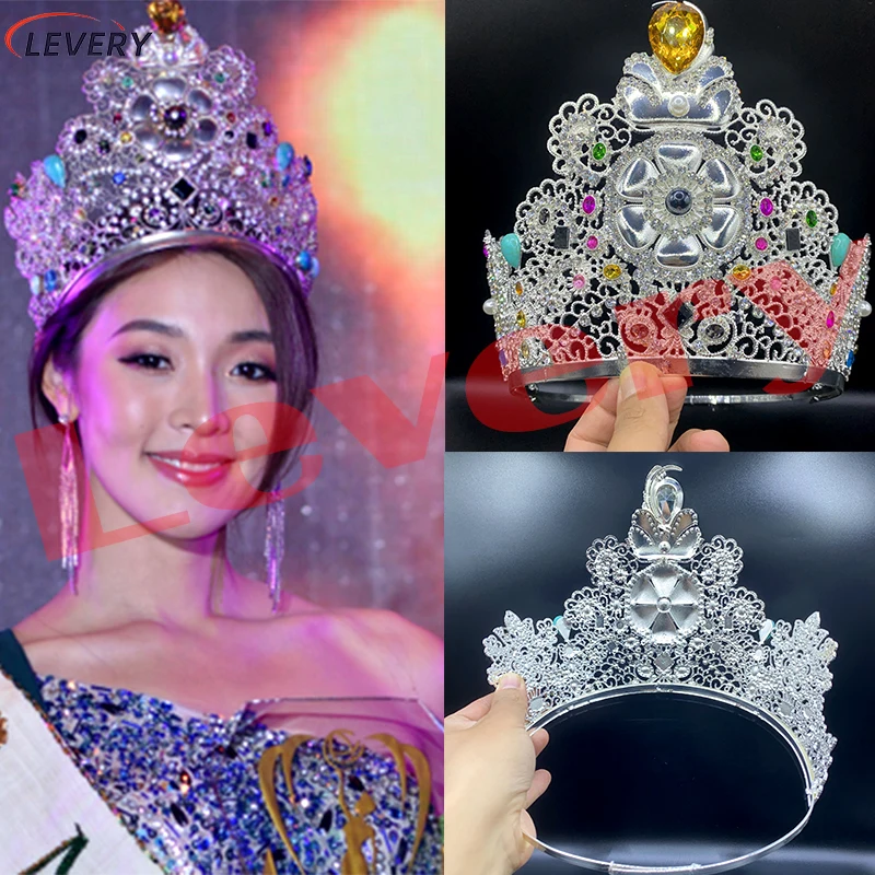 

Levery 2025 New Miss Earth 2022 Crown Adjustable Pageant Hair Accessories