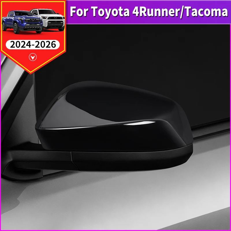 

Для Toyota 2024-2026 Tacoma 2025 4Runner 1 пара автомобильных зеркал, защитный чехол от царапин, внешний стиль, обновление