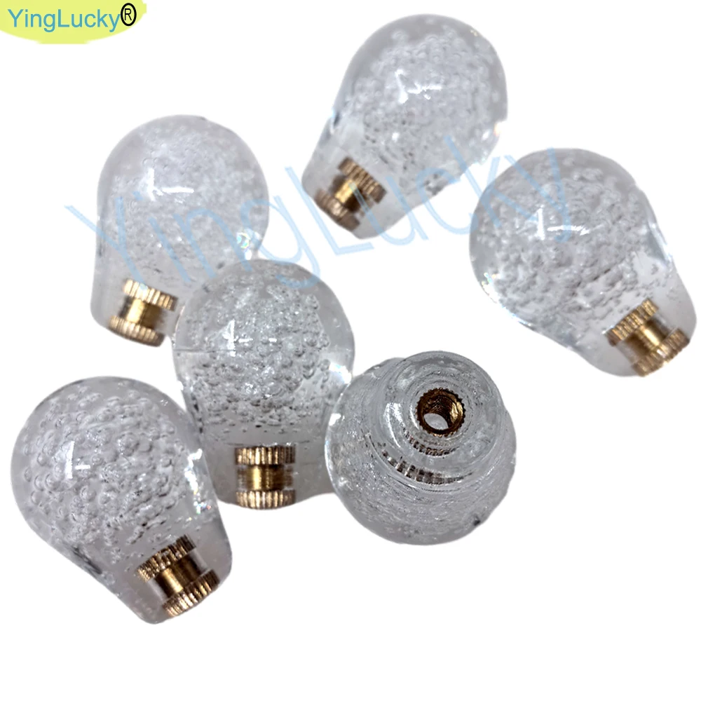 1 piece Crystal oval ball head Arcade joystick 35mm ball head can replace the colorful joystick ball head