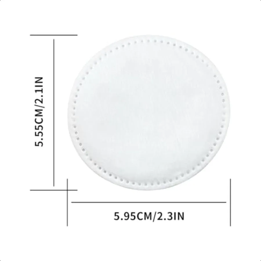 Algodão de limpeza para rosto, 00 peças, removedor de maquiagem redondo, almofadas de algodão ultrasuave para remoção de maquiagem, limpeza e aplicativo de toner