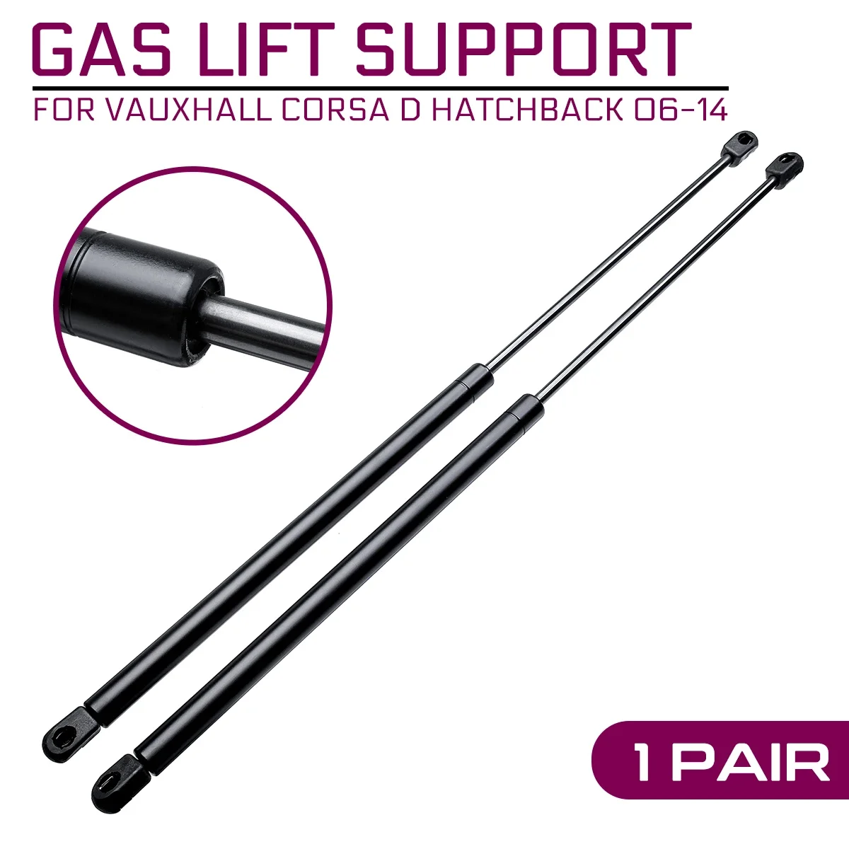 For Vauxhall Corsa D 3 Door Hatchback 2006-2014 Rear Trunk Support Hydraulic Rod Strut Spring Bars Shock Bracket