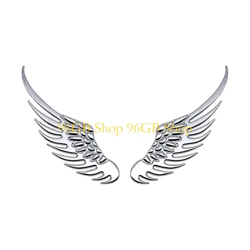 96GB Automotive Metal Wing Body Protectors Weather Resistant Decorative Stickers Easy Application for Various Vehicle