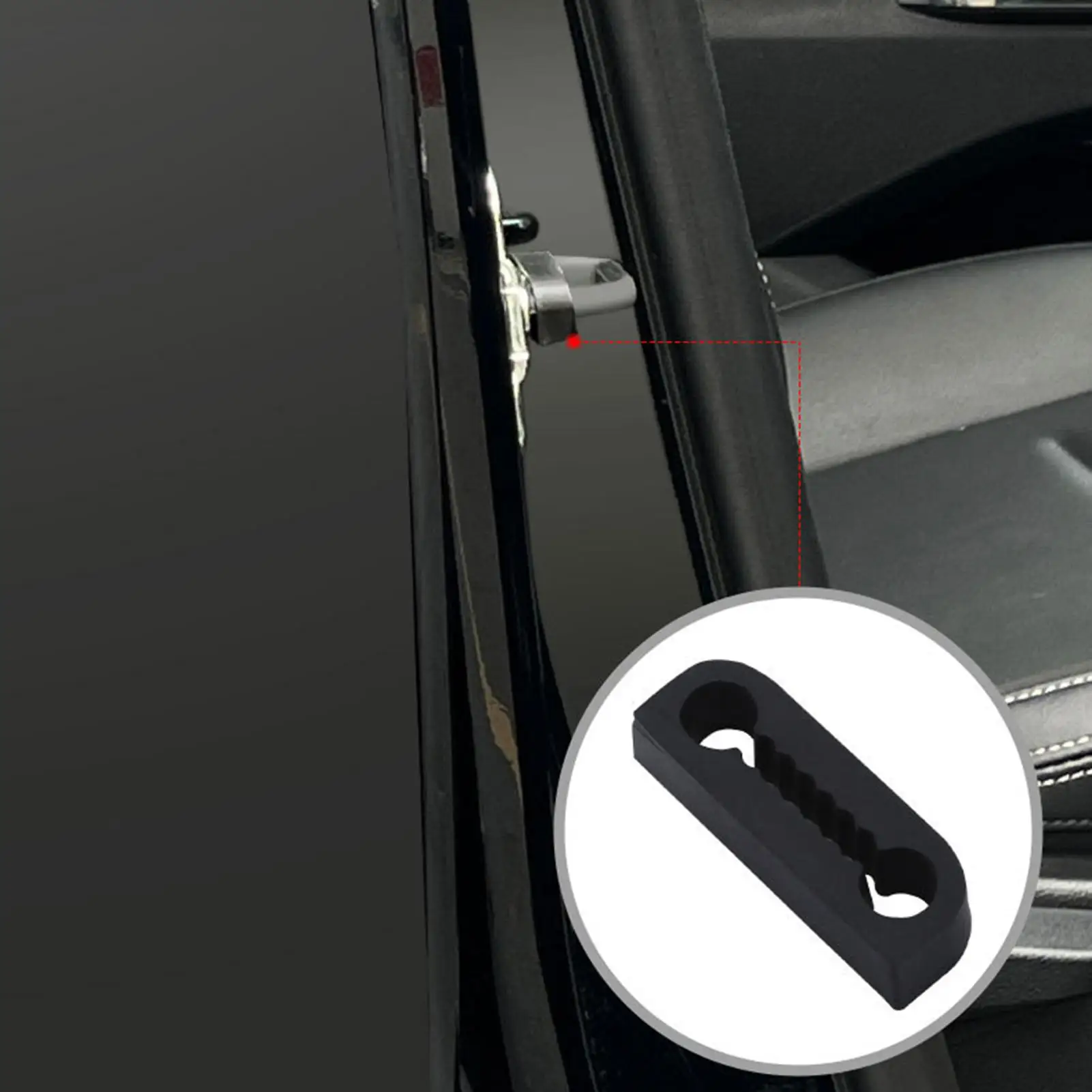 Universal Vehicle Door Buffer Bumpers, Soft Shockproof Protector, Durable Damping Accessories for Daily Driving Car Modification