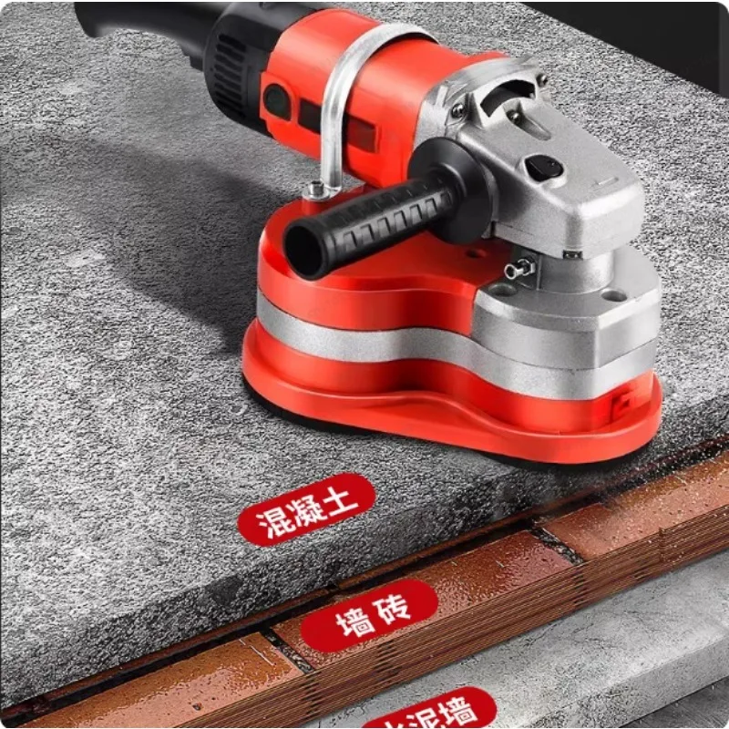 

Commercial Floor Prep Tool: 3-Head Dust-Free Hand Grinder for Concrete Leveling, Coating Removal & Polishing