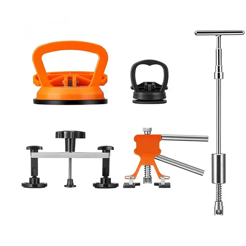 

Paintless Car Body Restoration Set 107 PCS For Automotive Dents Hail Damage Door Dings Golden Lifter Bridge Puller Slide Hammer T-bar Suction Cup Tools Professional Vehicle Maintenance Equipment Multifunctional Metal Surface Repair Solution