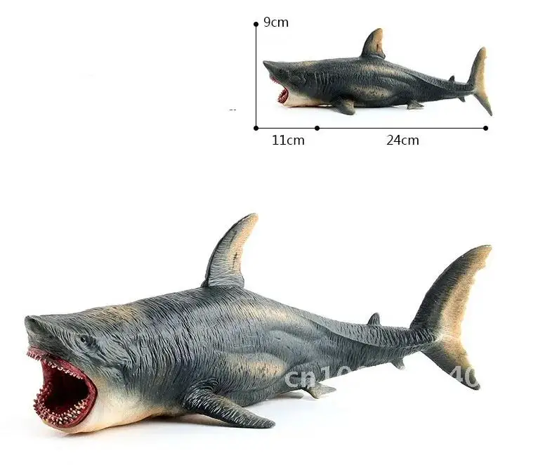 Jouet de simulation d'animaux marins pour enfants, grand requin, baleine, figurine, béluga, mégalodon dos, modèle