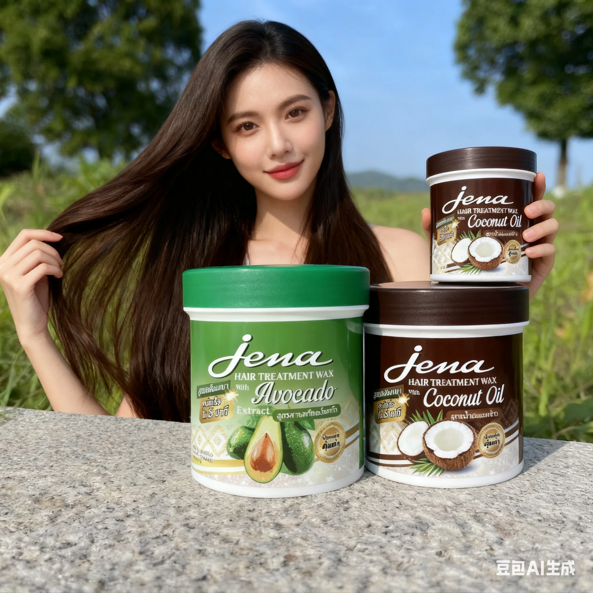 500ml Avocado Hair Conditioner Mask Deeply Nourishes and Repairs Heat-Damaged Hair Reduces Frizz and Split Ends