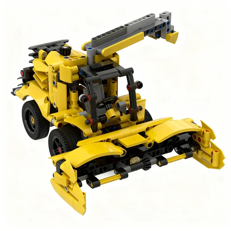 594pcs MOC Combine Harvester Alternate Build Technical Model Building Blocks Construction Christmas Gifts Toy DIY Creative Idea