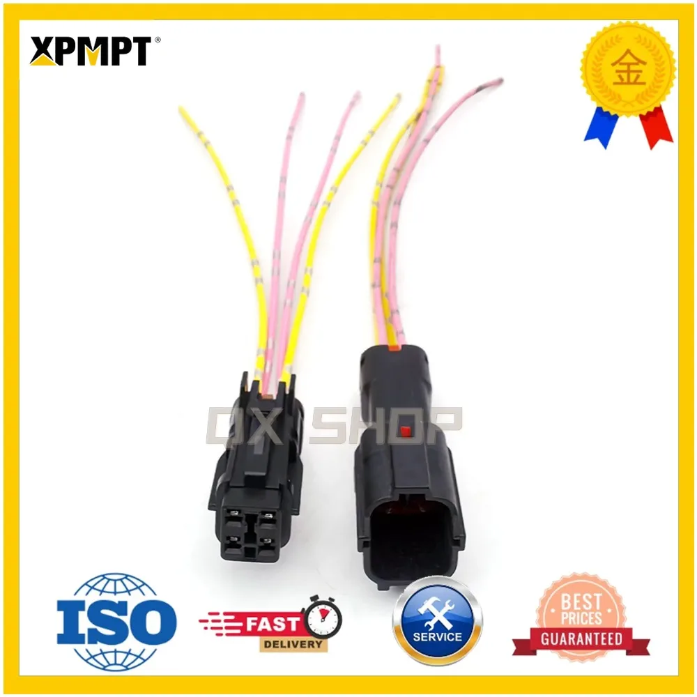 4-Pin plug connector DJ7041Y-2-11/21 For Excavator Car sensor、solenoid valve、LED light Wire harness plug 7123(7222)-7444-30