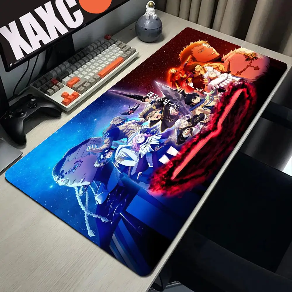 

Black Clover Anime Computer Mouse Pad Gaming MousePad Large Mouse pad Gaming Accessory Mause Carpet PC Desk Mat keyboard pad