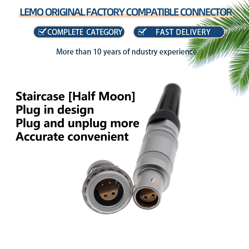 FFA ERA  0S 1S 2S 1 2 3 4 5 6 7 8 10 Pin Push-pull Self-locking Precision Connector Half-moon Plug Socket Antenna RF Cable