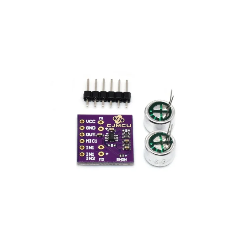 MAX9813H Microphone Amplifier Module Dual Input Fixed Bias Gain Integrated Amplifier CJMCU-9813