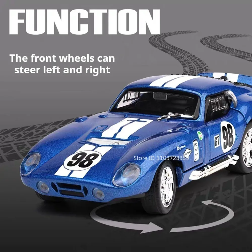 1:32 マスタング シェルビー コブラ バイパー おもちゃの車 ミニチュアモデル 金属ダイキャスト ドア開閉 プルバック サウンド ライト 子供 クリスマスギフト