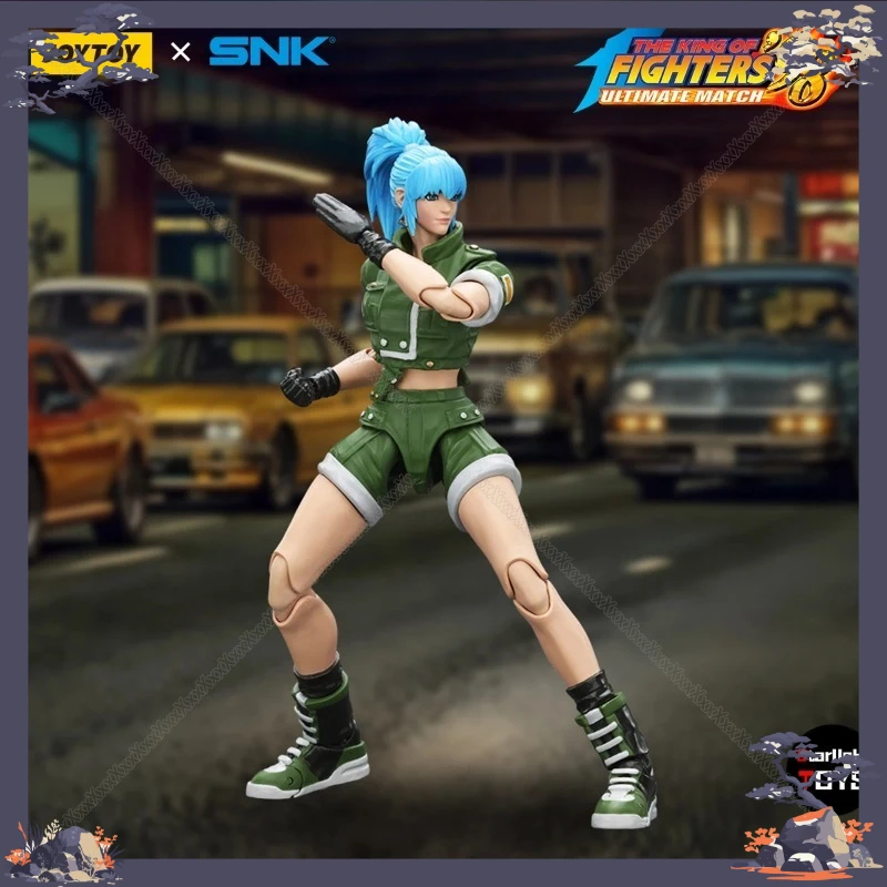 

【JOYTOY】【In Stock】1/18 Action Figure SNK KOF'98UM Ikari Warriors Team Leona Heidern Model Toy Gifts Collection Toy Gift