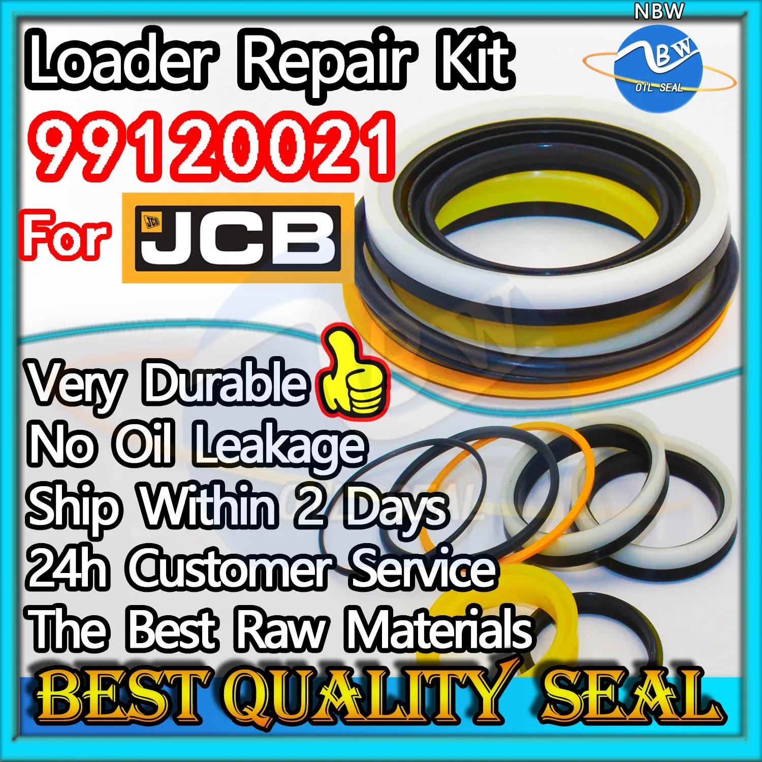 

Loader 991/20021 99120021 991-20021 Seal Kit Hydraulic Cylinder Seal Kits for JCB