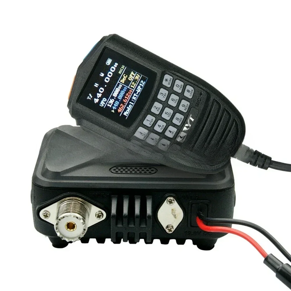 WP-12 Mini Mobile Radio FM Transceiver 25W 200 Channels VHF UHF Dual Band Car Radio Station