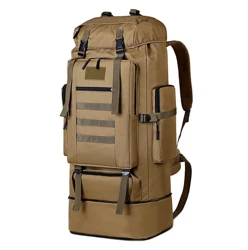 80L/100L  Mountaineering Bag Climb Bag Tactical Backpacks Large Backpack Outdoors Hiking Camping Travel Bags