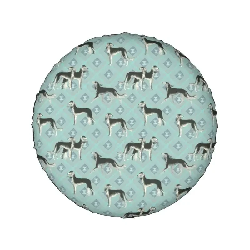 Grizzle Salukis Spare Tire Cover for Honda CRV Jeep RV SUV Trailer Pet Dog Car Wheel Protector Covers 14