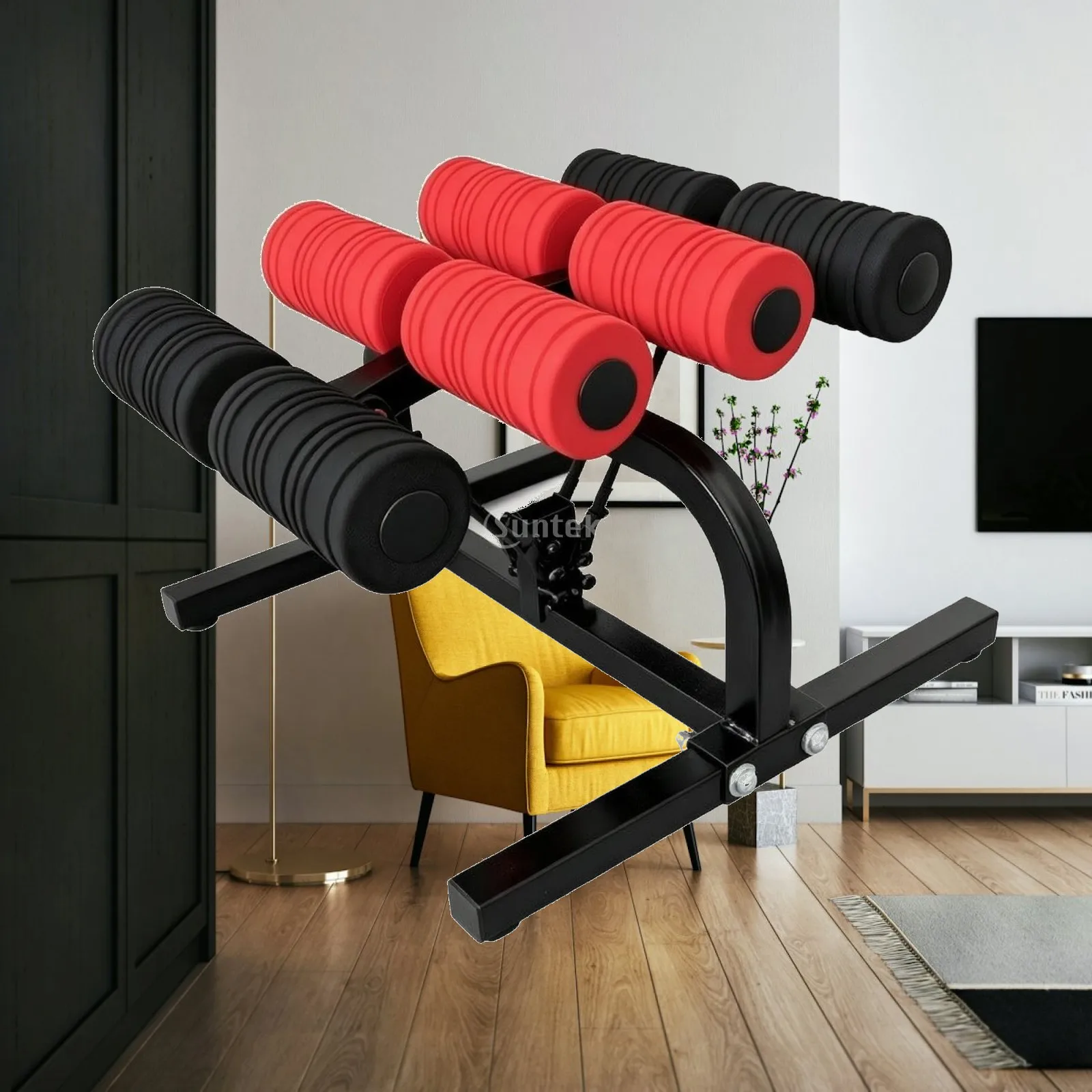 Inversion Inversion Chair Stable Inversion Bench with Padded Rollers Headstand Bench Compact Fitness Equipment Sturdy for Yogis
