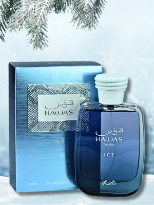 Original Arabic Perfume RASASI Hawas Ice for Men Eau de Parfum 100ml(3.38 Oz) Eastern-Middle Eastern fragrance luxury brand perfume high quality perfume long lasting fragrance Cologne Pheromone Portable Birthday gift view 5