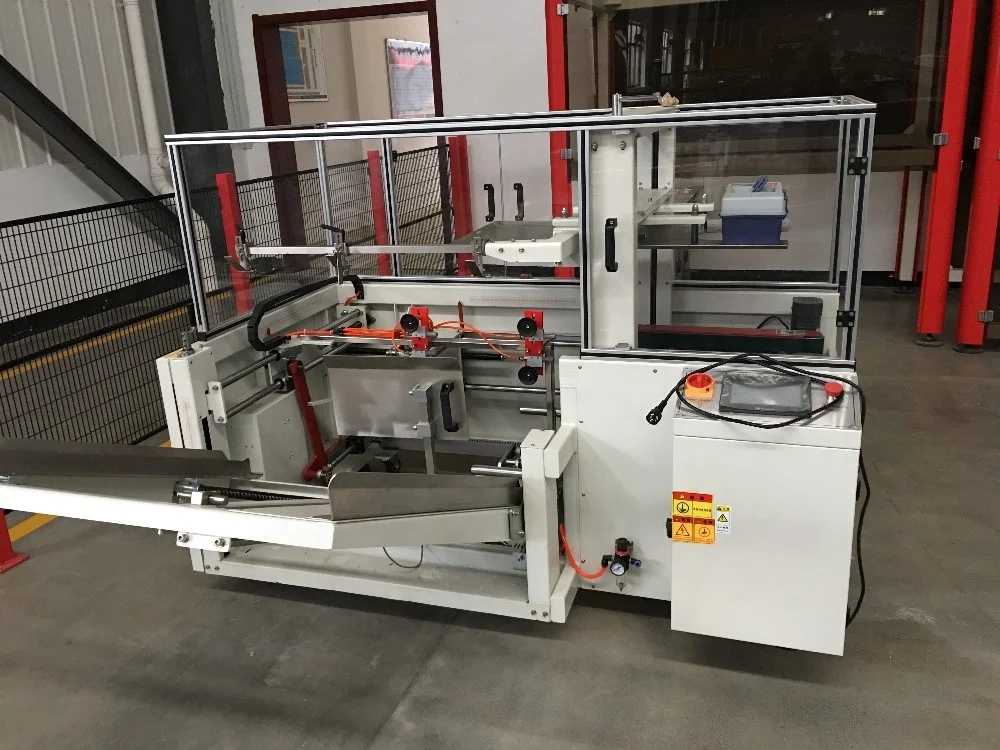 Full Vertical Automatic Packing Machine for Adhesive Tape Carton Box Food Tobacco Foil Paper Plastic Metal Barrel Case Can