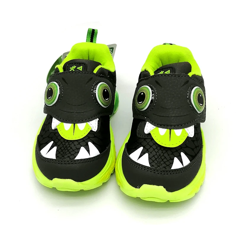 Super quality 1pair FASHION Lighted Shoes Children boy Back hard Sport shoes +inner 16.5-19.5cm,  Kids Sneakers