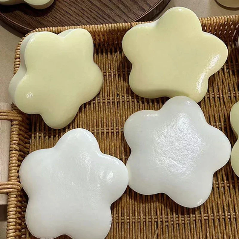 Kawaii Star Squeeze ของเล่นดอกไม้น่ารักช้า Rebound เปียกนุ่มดูด Finger Pinch Decompression Squishy ของเล่นความเครียด Release ของเล่น