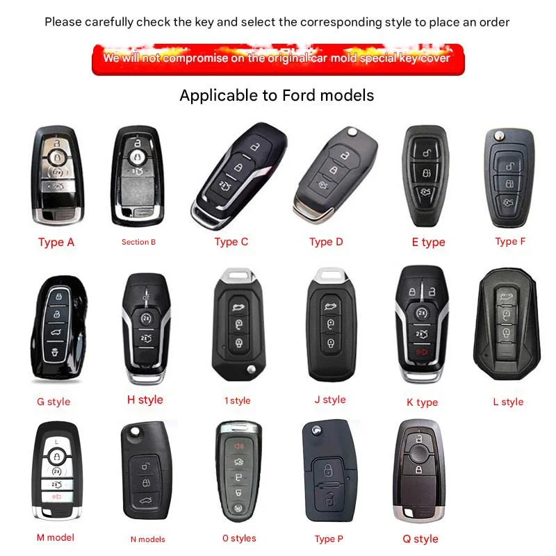Car Remote Key Case for Ford Fusion Mustang Kuga Ecosport Explorer F-150 F-250 F-350 F-450 F-550 Raptor F150 Fob