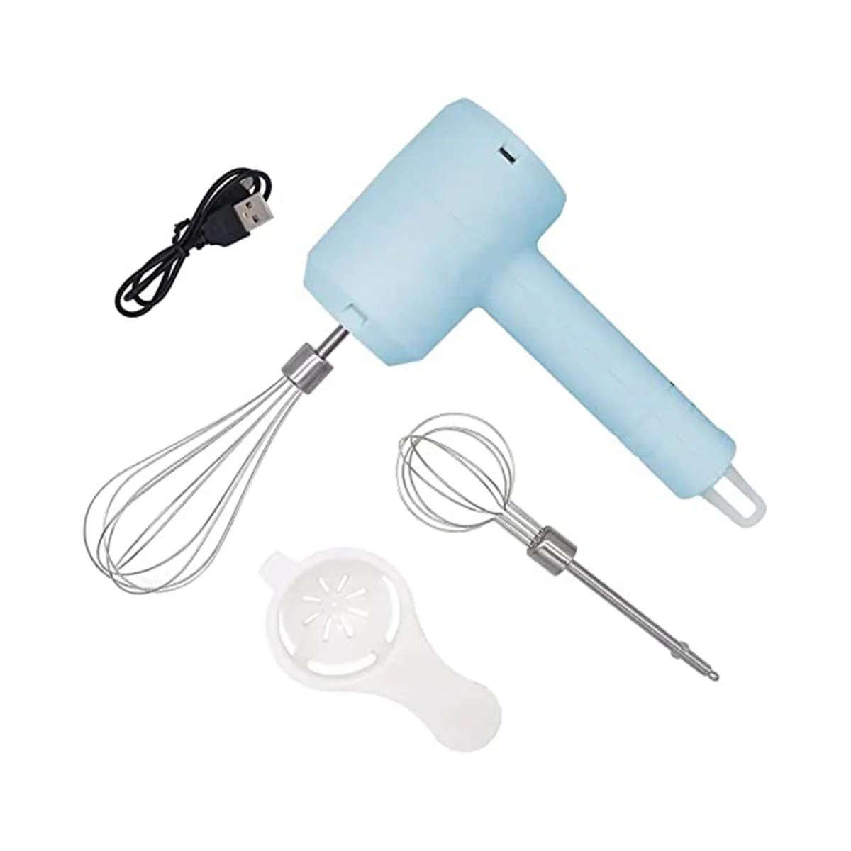 Mini Household Electric Egg Whisk Handheld Baking Tool Egg White Cream Wireless Whisk and Mixer