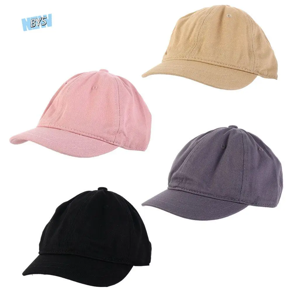 

Hat Sun Hats Snapback Unisex Korean Style Caps Women Baseball Caps Solid Color Caps Short Brim Baseball Caps Men Baseball Caps