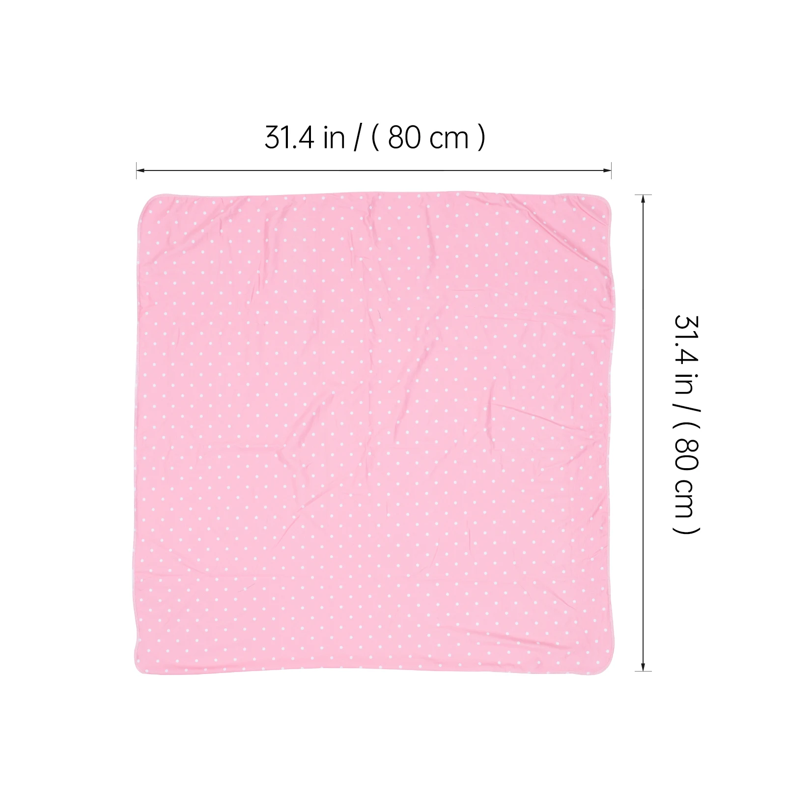 

Baby Wrap Towel Set Newborn Swaddle Pink Headb Polyester Dot Pattern Secure Design Cozy Feeling Prevent Reflex Adorable Hairb