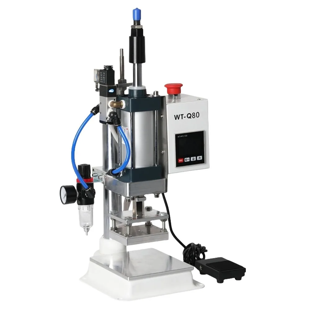 220/110V Pneumatic Hot Stamping Machine Bronzing Device 8*10cm Gilded Peper Foil For PVC Leather,Plastic,Max air pressure 0.6MPA