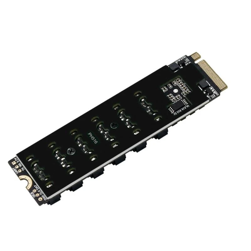 PH516 NVME TO 6 PORTS ADAPTOR CONVERTOR CART