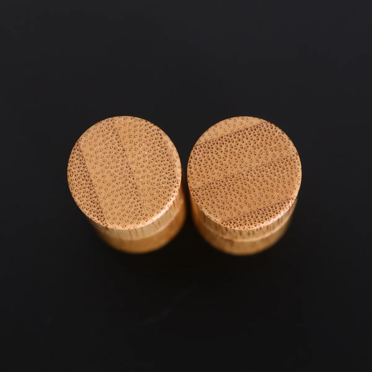 6 Pcs Perfume Bottles Roller Scroll Wheel Leak-proof Bamboo Essential Oil Wooden Balls