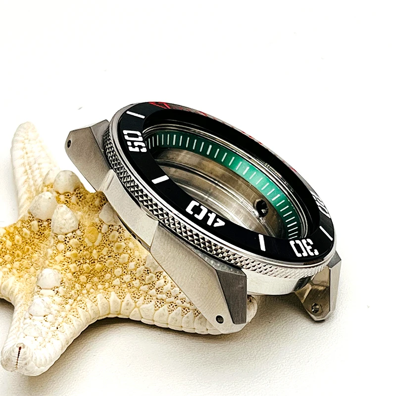 Seiko الطلب NH35 حالة الفولاذ المقاوم للصدأ شفافة أسفل الغطاء الخلفي يناسب NH35 NH36 الحركة التلقائية الملك الساموراي ساعة