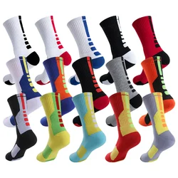Men's Profession Basketball Socks Thick Cushion Blisters Elite Crew Basketball Socks Riding Cycling Running Sport Sock Hiking