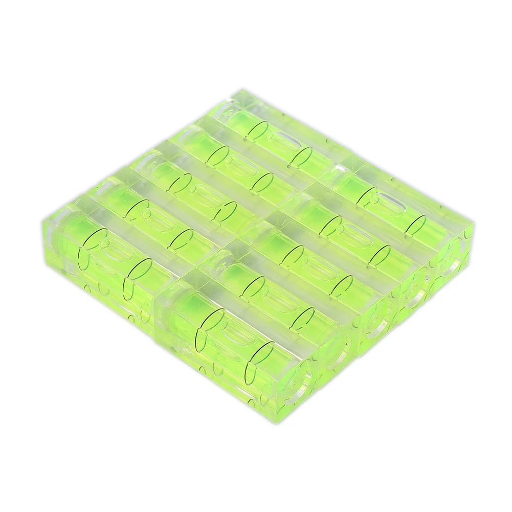 Imagem -06 - Mini Espíritos Nível Ferramentas Bolha Alinhamento de Precisão Versátil Praça Verde Quadro Hanging Calibração Pcs 10 Pcs