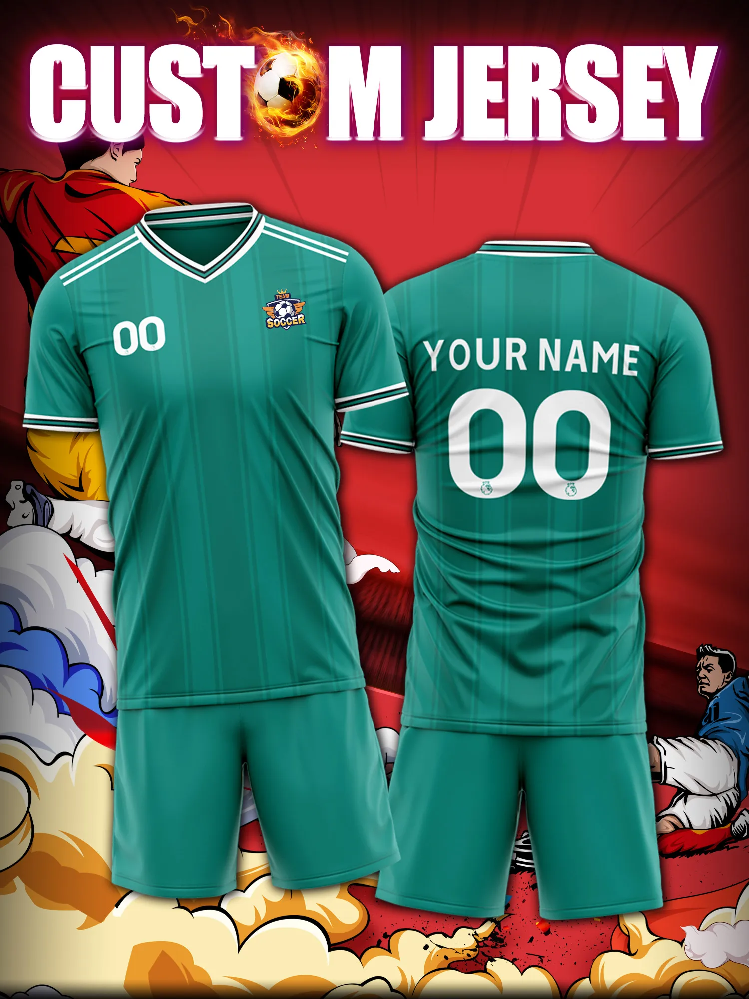 

Спортивные футболки с V-образным вырезом для мужчин и женщин 2026 года с индивидуальным нанесением имени и номера, быстросохнущие, модные, с технологией сублимации